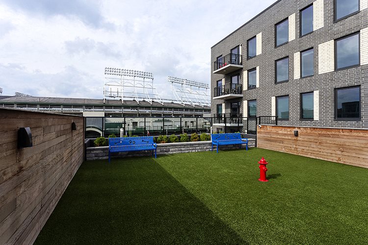 Pet Run at Residences at Addison Clark Apartments, Chicago